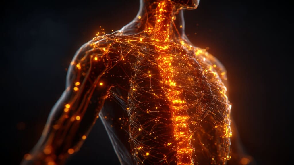 脂肪がエネルギーに変わる代謝の仕組みを表したイメージ