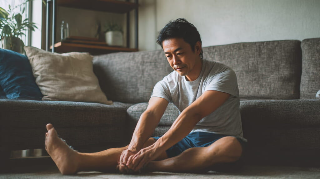 体重増加=脂肪ではないという安心感を与えるためのリカバリーイメージ。読者の不安を和らげ、行動継続を促す意図で配置する。