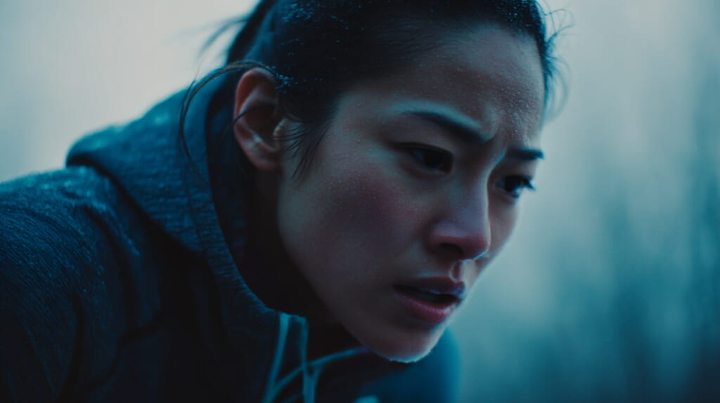 　保温インナーが汗を含み冷却シート化している失敗例のイメージ