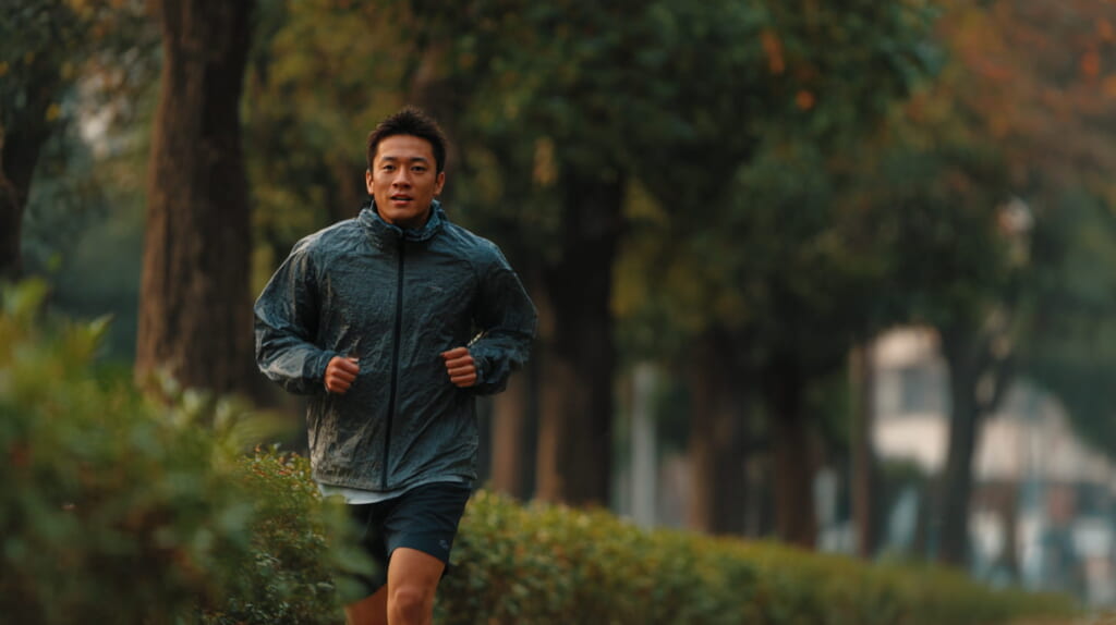LSDと通常のジョギングの違いを表現した日本人ランナーの比較イメージ