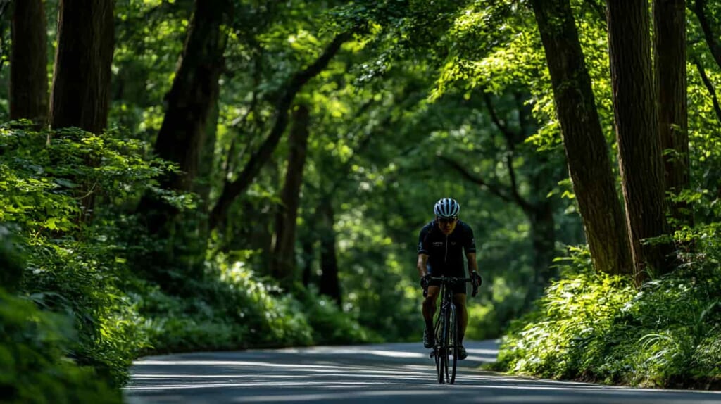 自転車や登山でアクティブレストを行う日本人ランナー